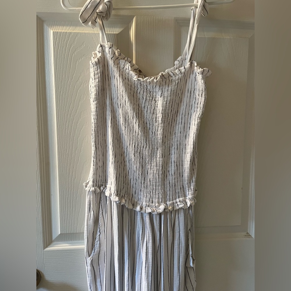 Brand new white jumpsuit!  Large!
